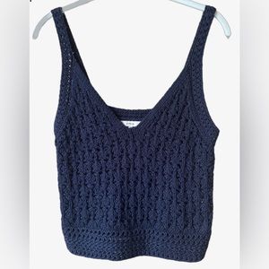 Vince Navy Knit Tank